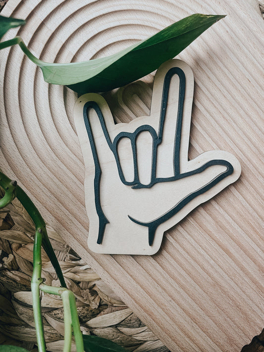 i love you ASL | Magnet