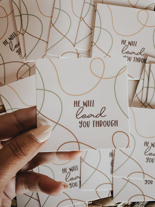 He will lead | Sticker