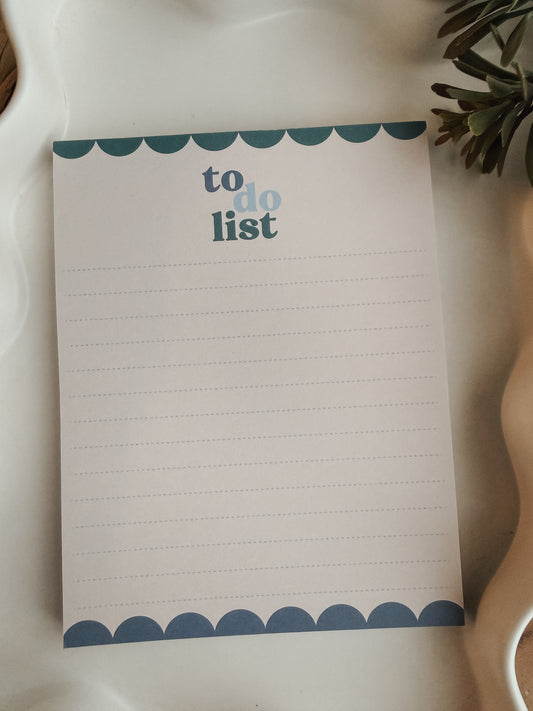 Notepad | To Do List (blue)