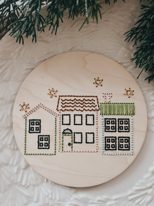 Winter Houses | Embroidery Kit