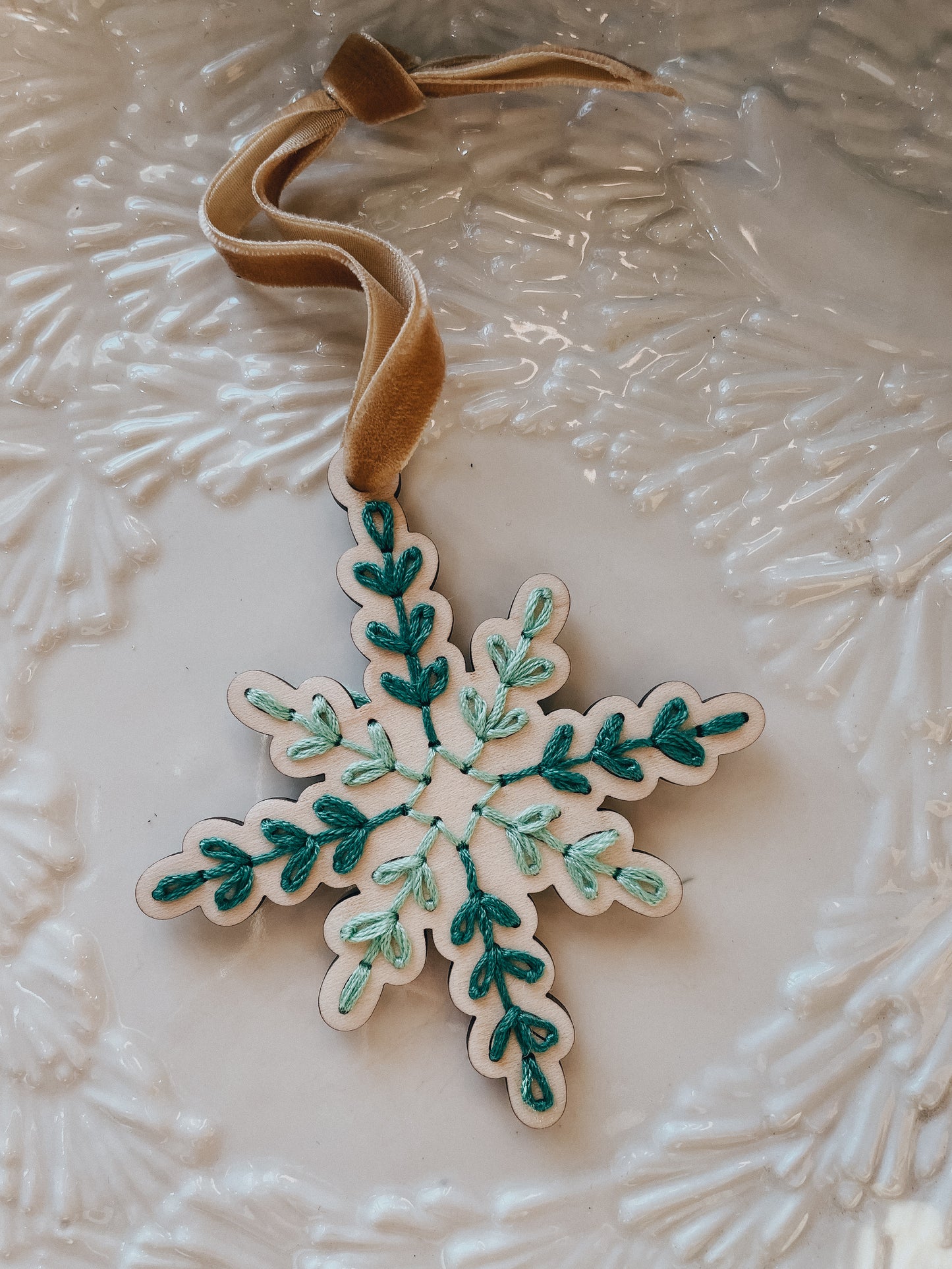 Snowflake Ornament | Embroidery Kit