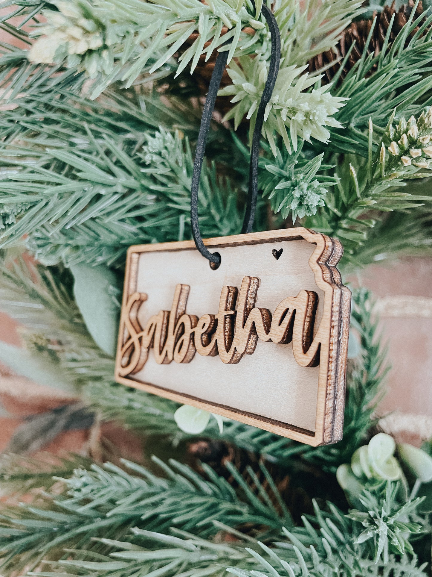 City & State | Ornament