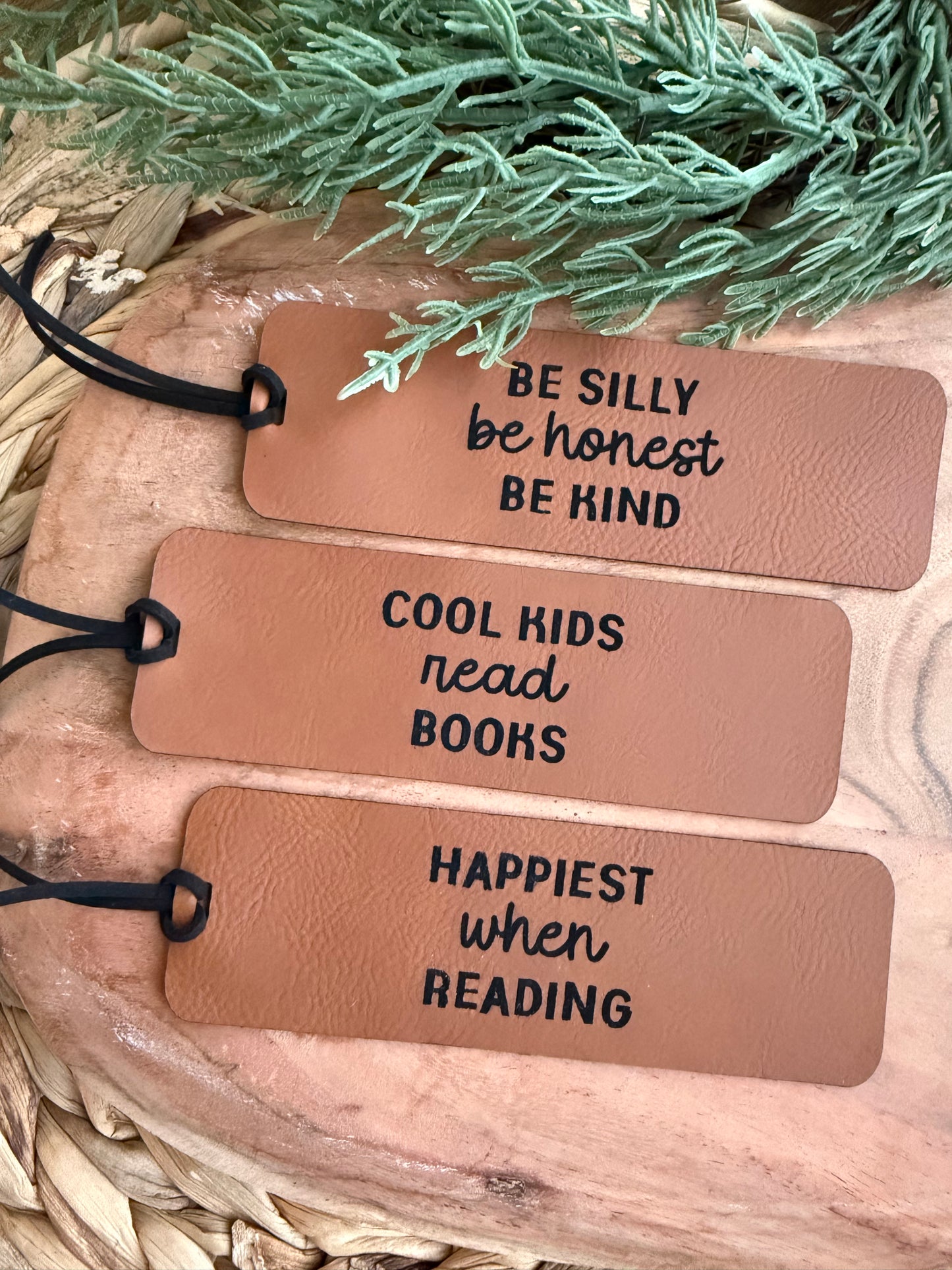 Cool Kids Bookmark | Leather