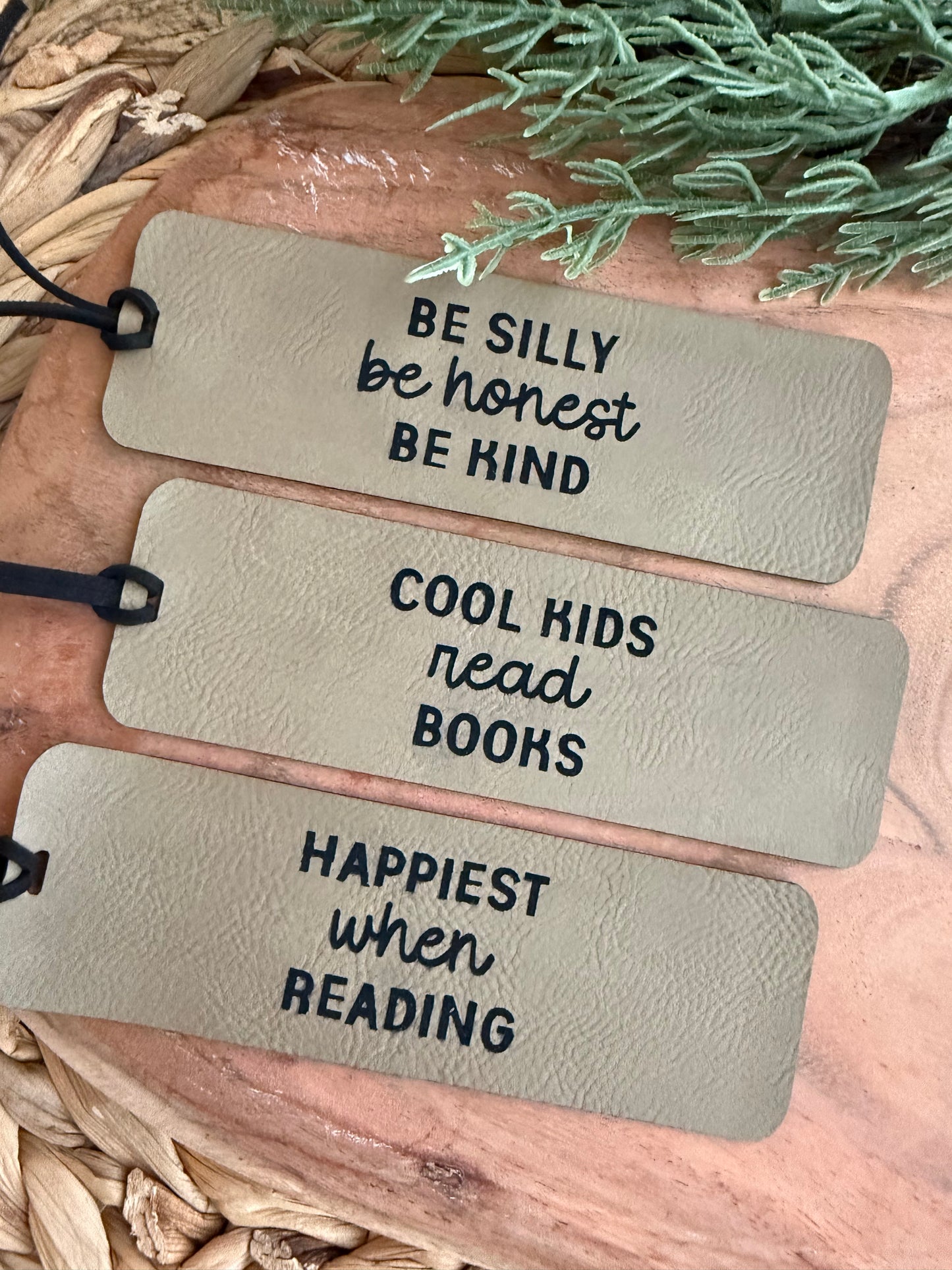 Cool Kids Bookmark | Leather
