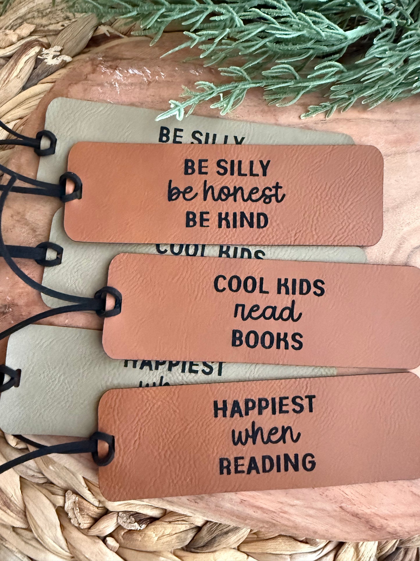 Cool Kids Bookmark | Leather