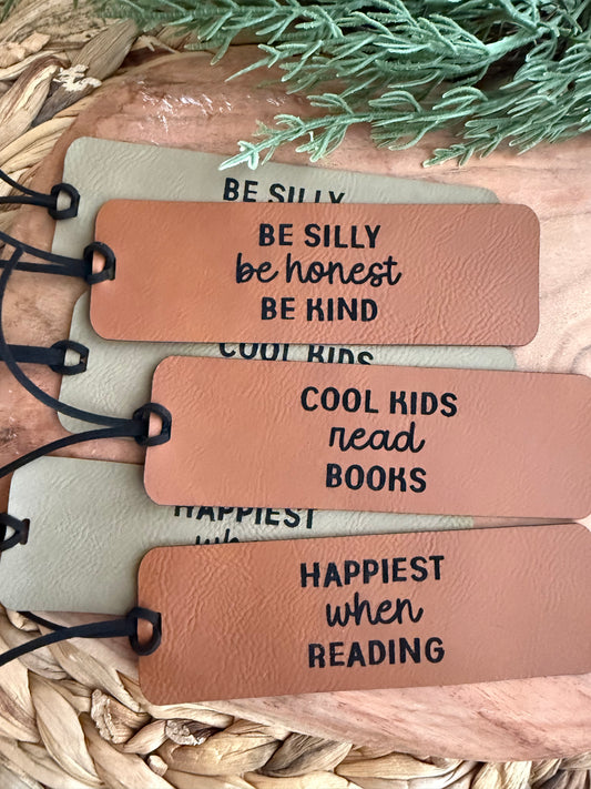 Cool Kids Bookmark | Leather