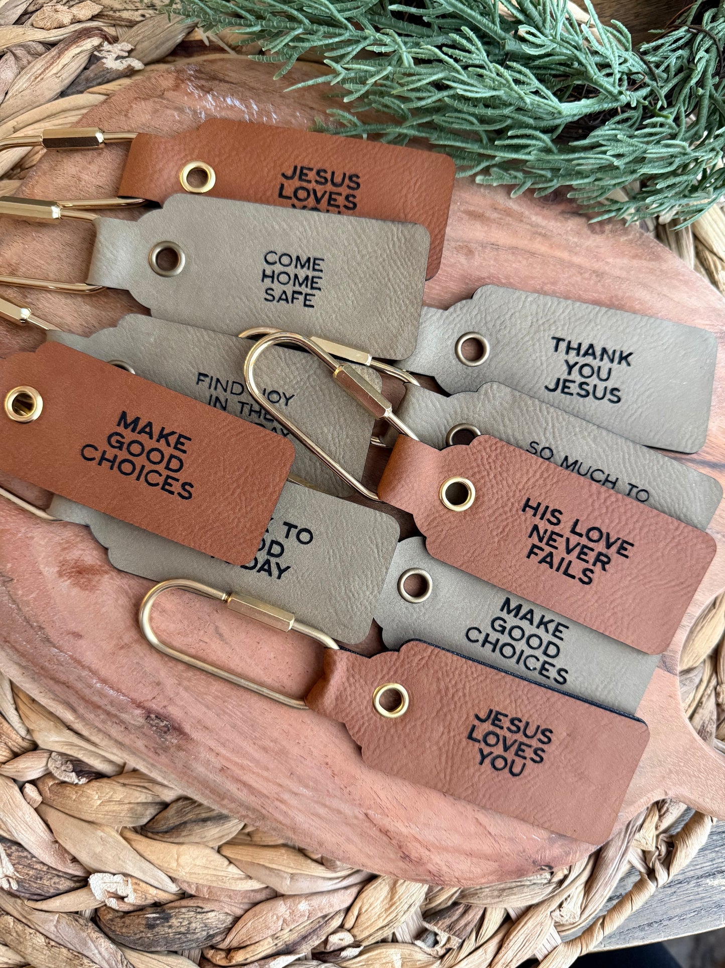 Leather Key Fob