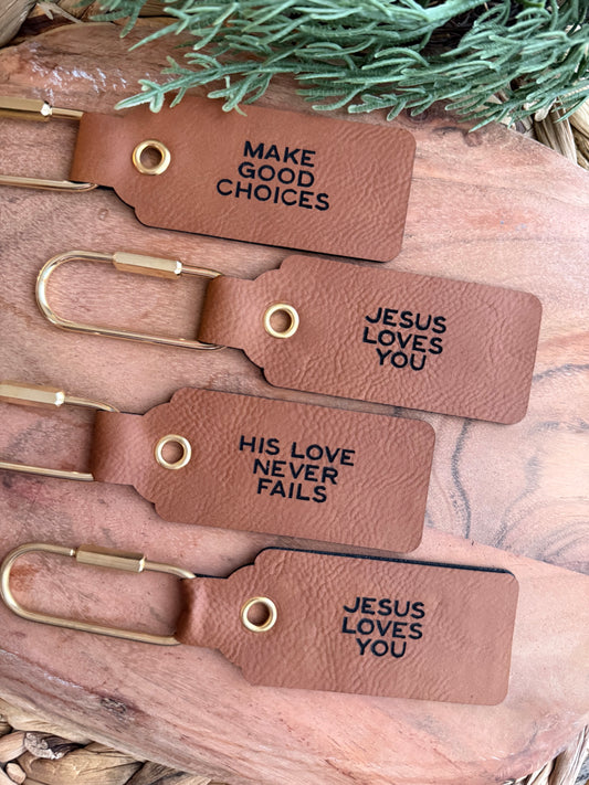 Leather Key Fob