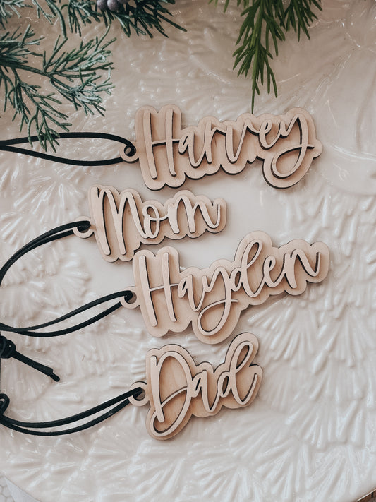 Wood Tag | Layered