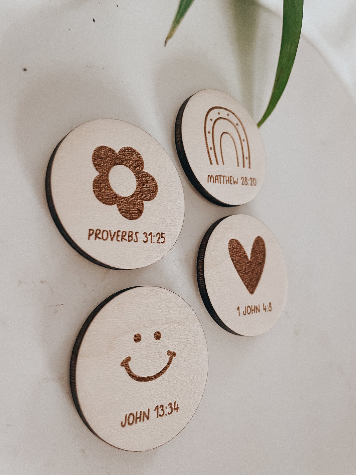 Happy + Verse Tokens | 1.5" Set