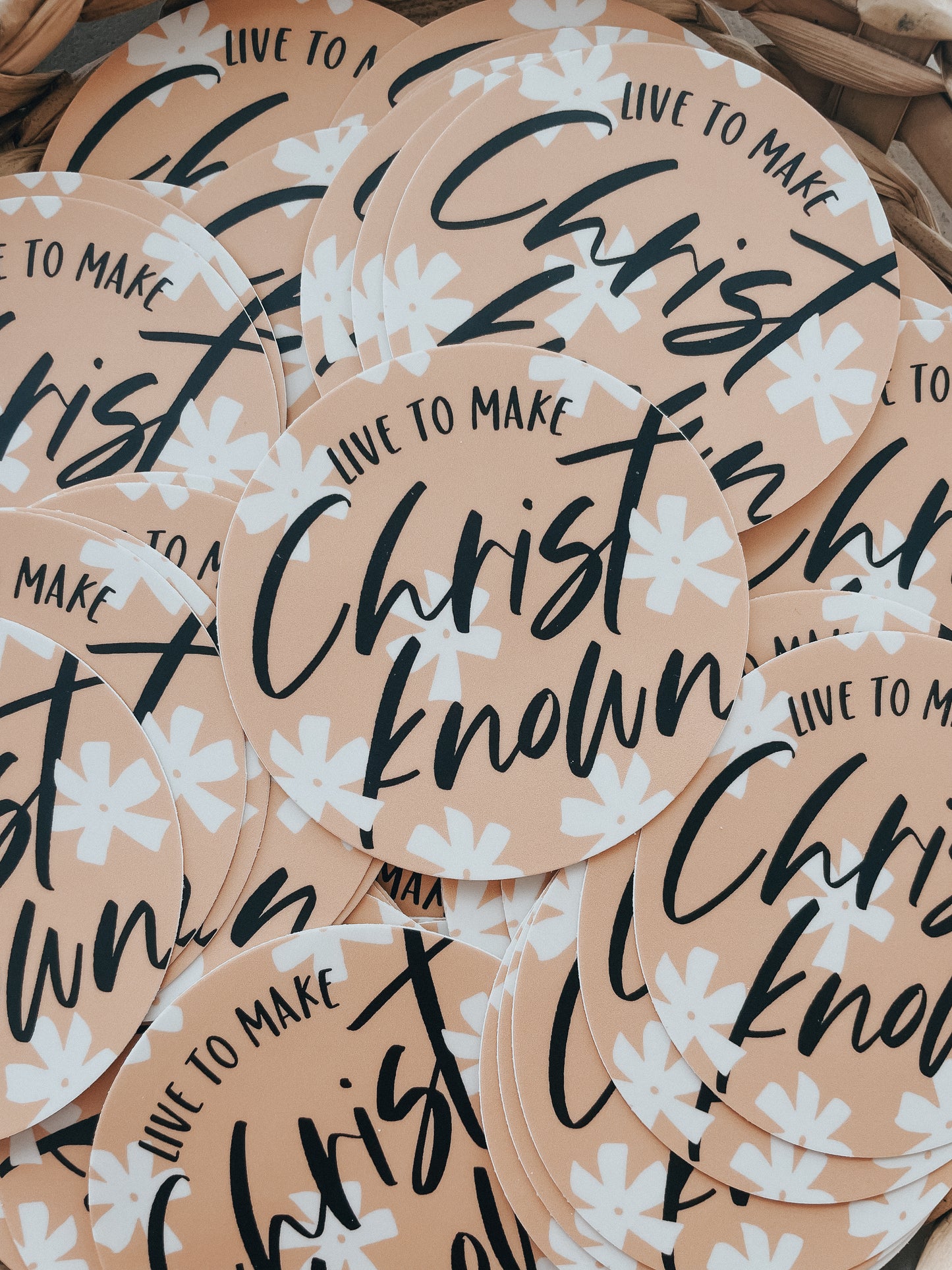 Live to make Christ Known |  Sticker