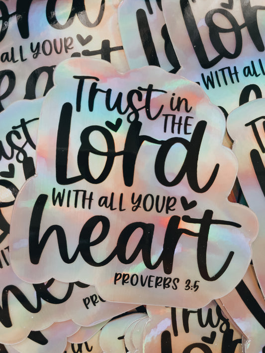 Trust in the Lord |  Sticker