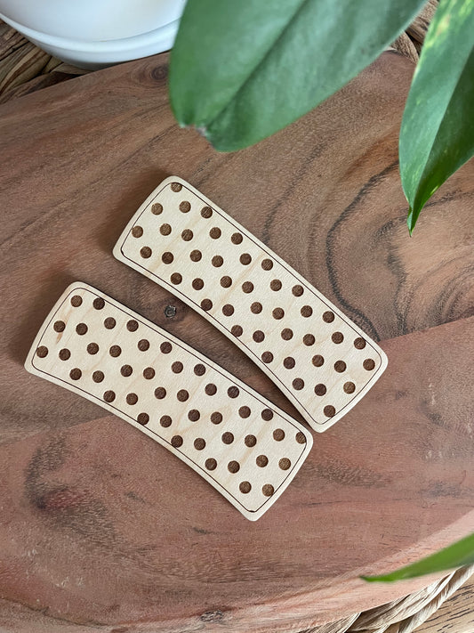 Engraved Dots | Large Clip