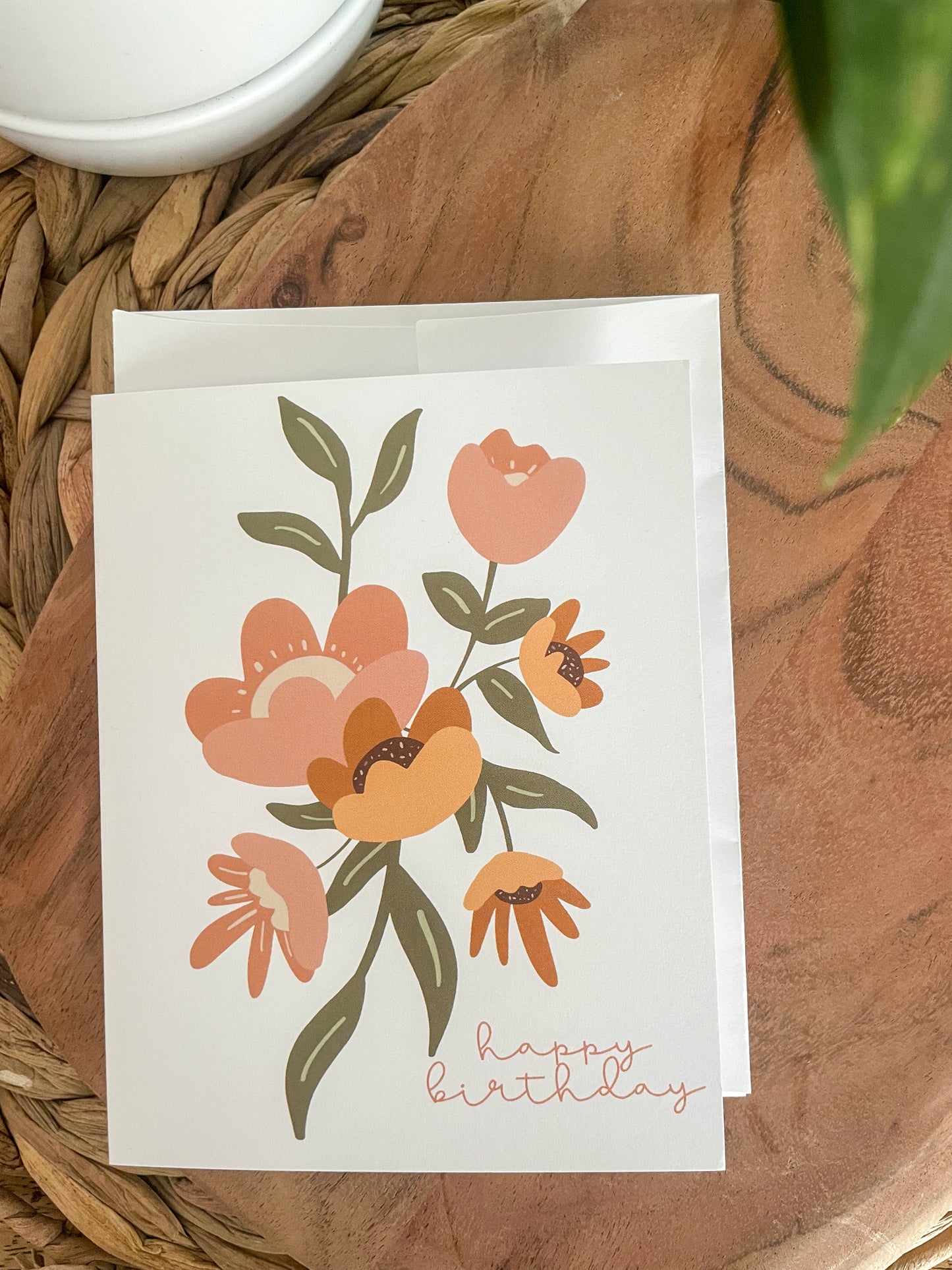 Floral Happy Birthday | Greeting