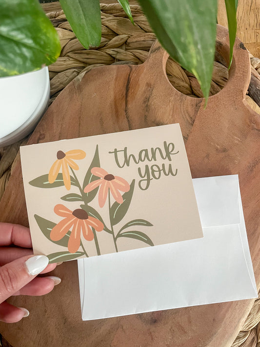 Floral Thank You | Notecard Set