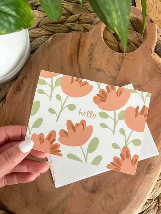 Floral Hello | Notecard Set