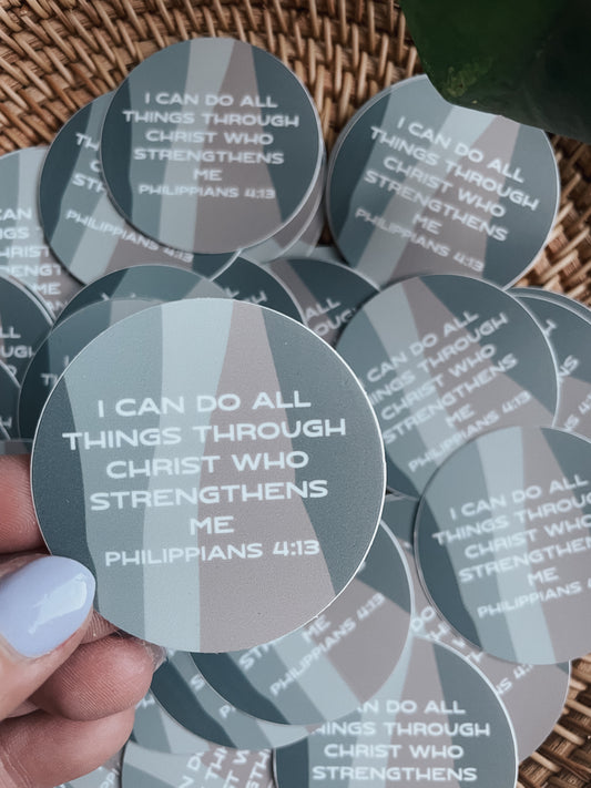 I Can Do All Things | Sticker