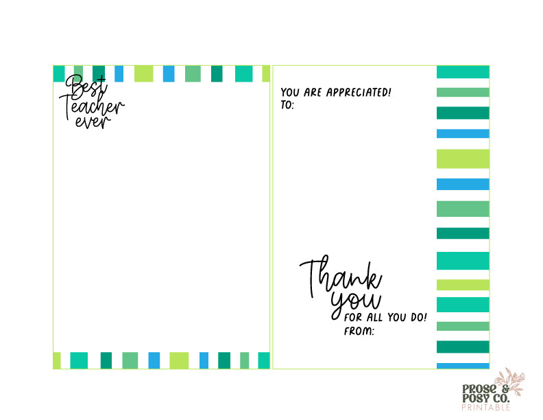Teacher Printable | no 2