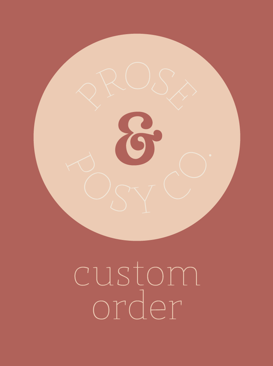 Custom Order for Jody