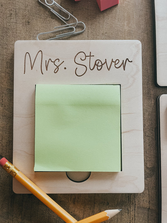 Sticky Notes | Teacher Name