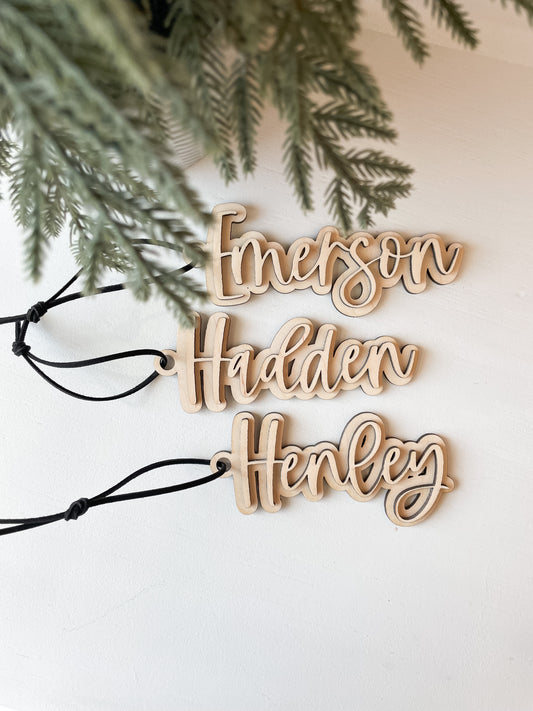 Wood Tag | Layered