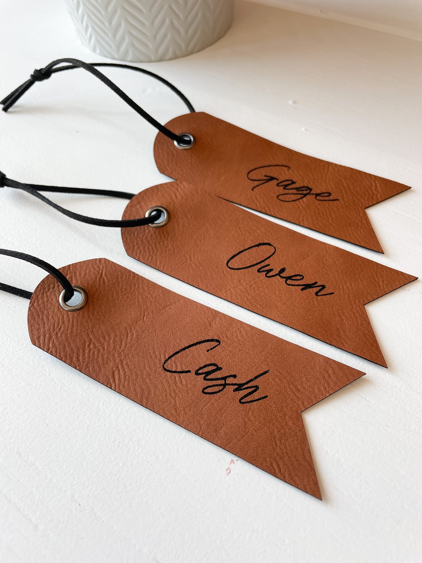 Leather Tag | Saddle