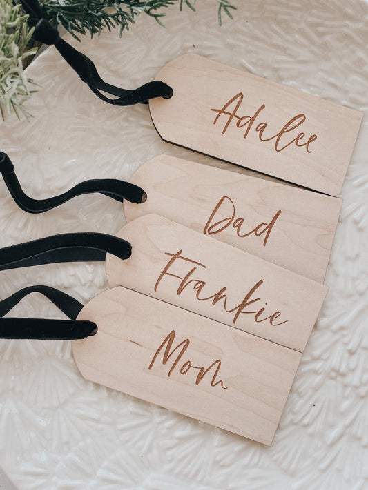 Wood Tag | Large