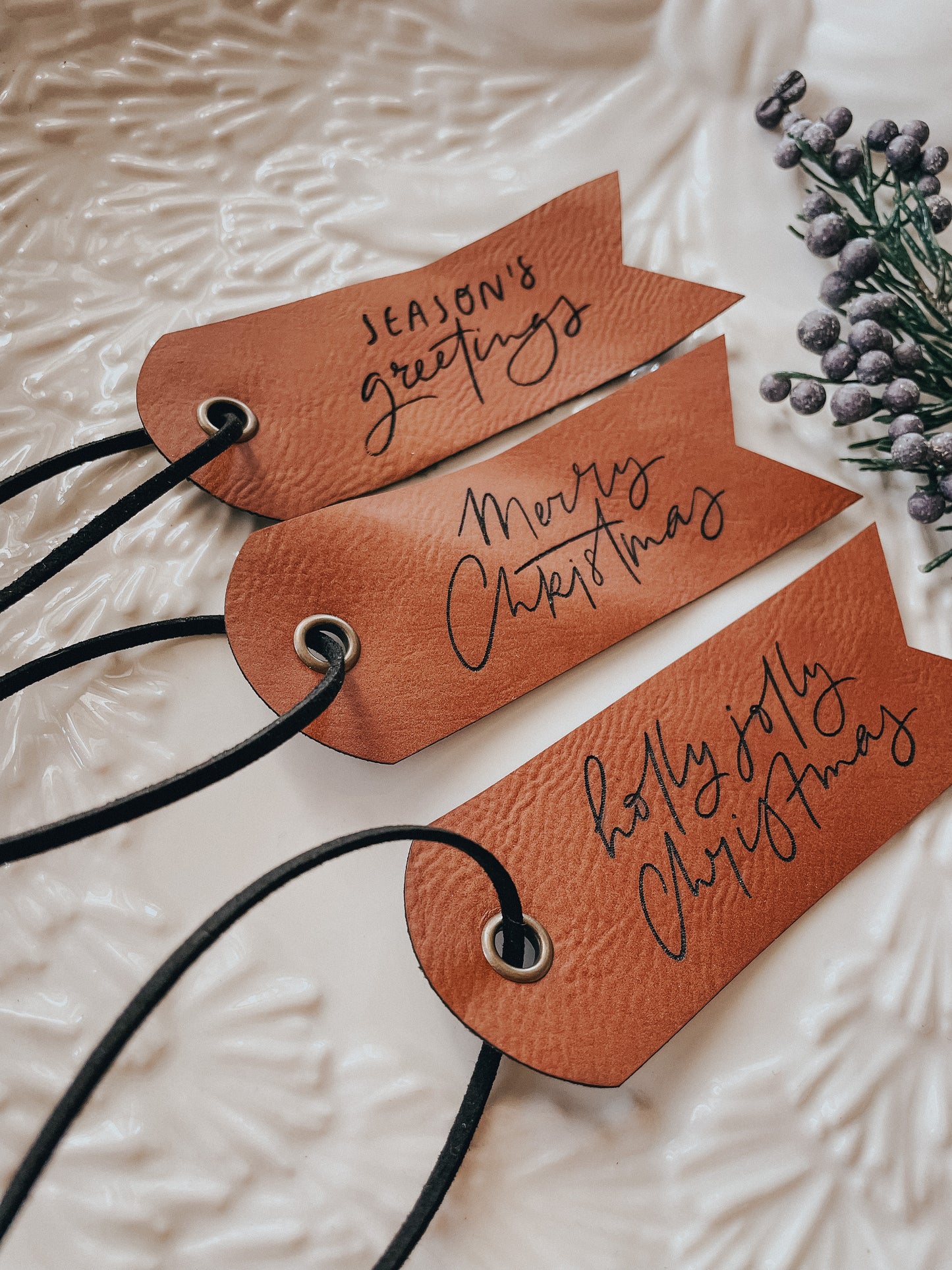 Leather Tag | Saddle