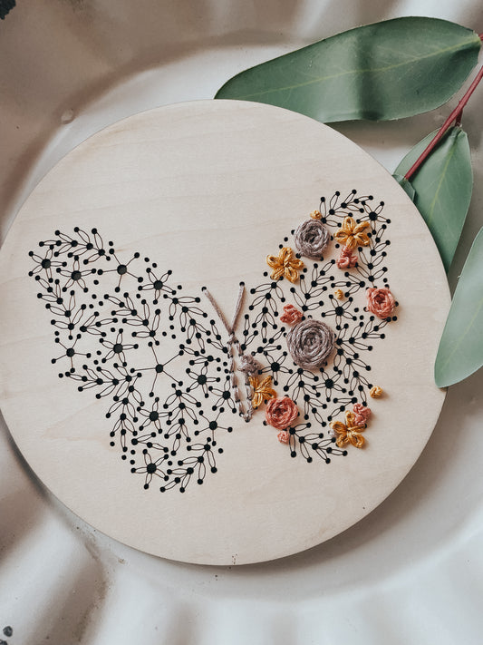 Butterfly Embroidery Kit