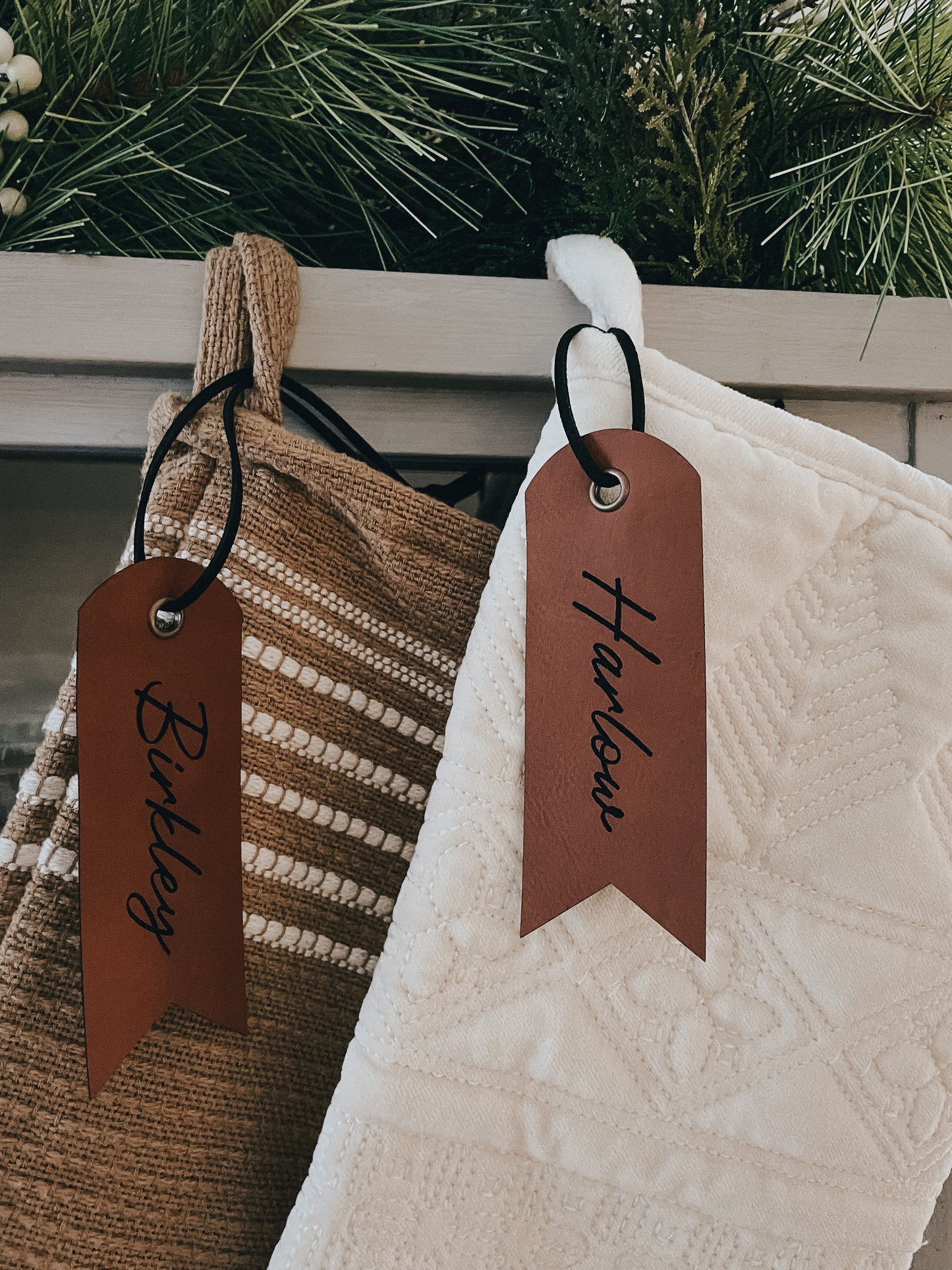 Leather Tag | Saddle
