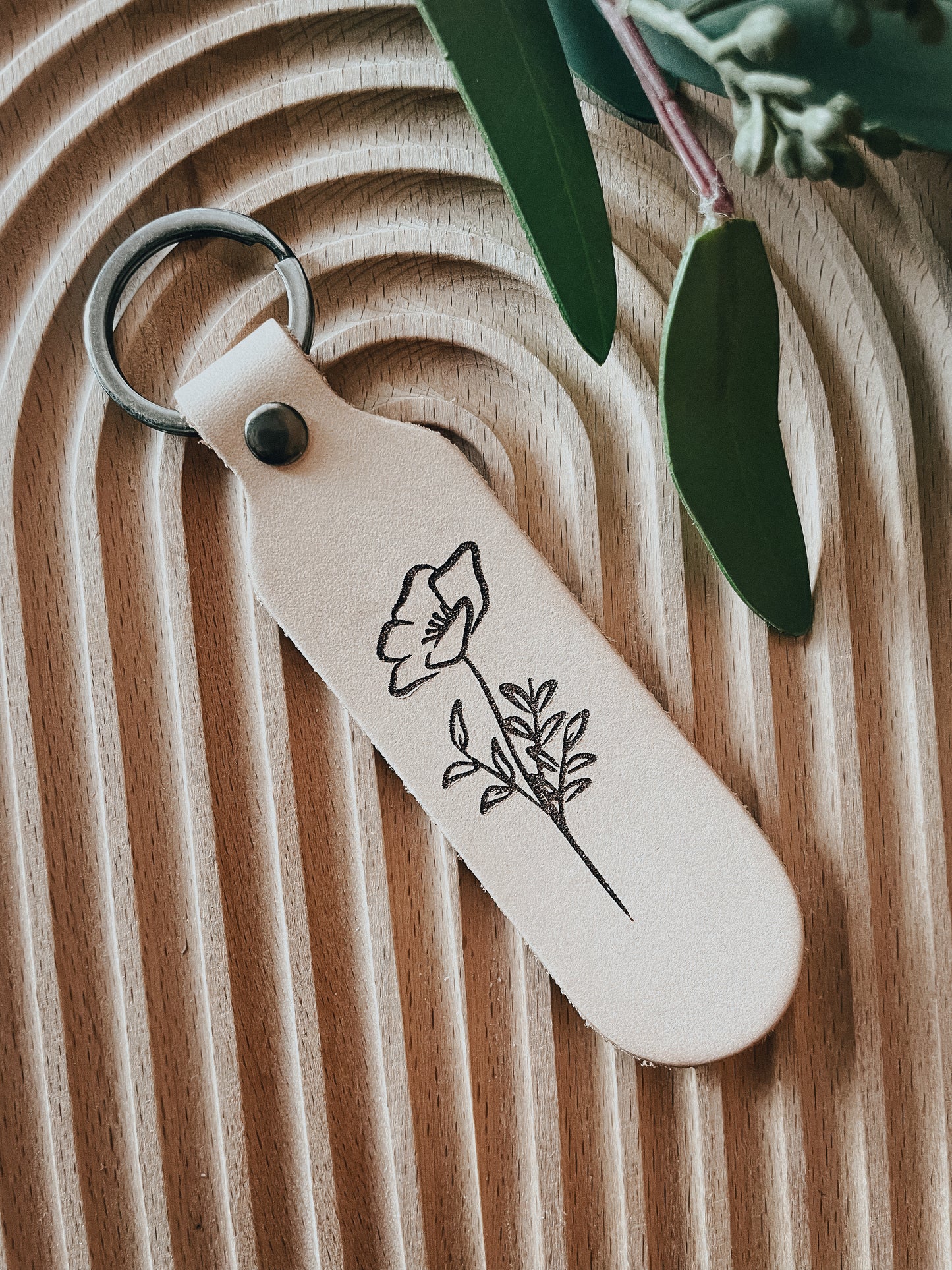 Leather Keychain