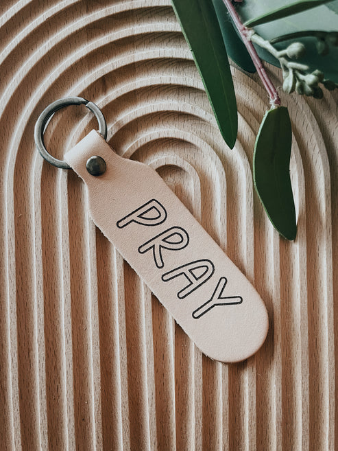 Leather Keychain – proseandposyco